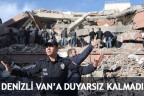 DENİZLİ VAN’A DUYARSIZ KALMADI