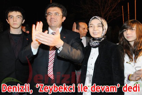 Denizli, ‘Zeybekci ile devam’ dedi