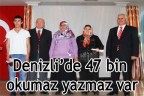 Denizli’de 47 bin okumaz yazmaz var