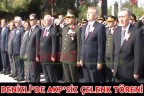DENİZLİ’DE AKP’SİZ ÇELENK TÖRENİ