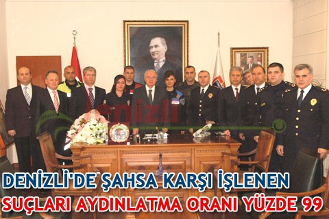 DENİZLİ’DE ŞAHSA KARŞI İŞLENEN SUÇLARI AYDINLATMA ORANI YÜZDE 99