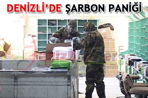 DENİZLİ’DE ŞARBON PANİĞİ