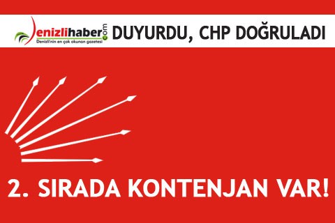 Denizlihaber duyurdu CHP Genel Merkezi doğruladı