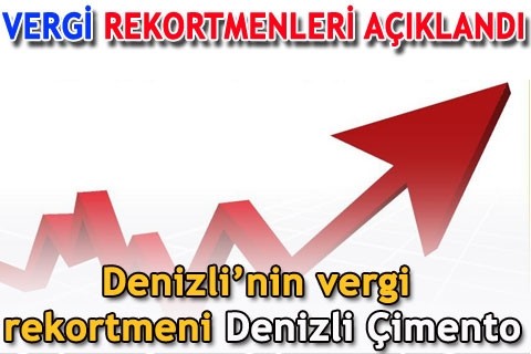 Denizli’nin vergi rekortmeni Denizli Çimento
