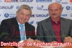 Denizlispor’da Kayıhan imza attı