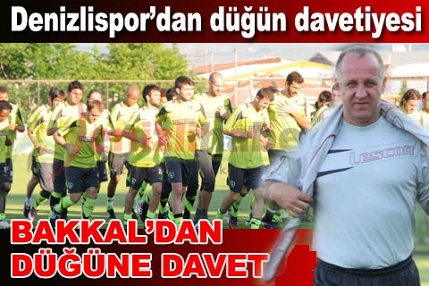 Denizlispor’dan düğün davetiyesi