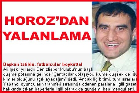 Denizlispor’dan Tokat’a yalanlama