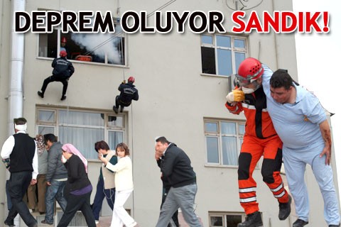 DEPREM OLUYOR SANDIK!