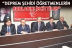 DEPREM ŞEHİDİÖĞRETMENLERİN RUHLARINI İNCİTTİLER