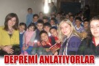 Depremi anlatıyorlar