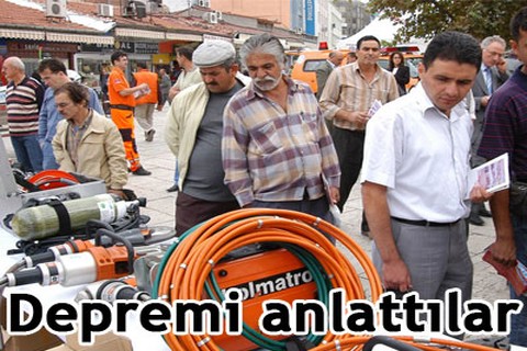 Depremi anlattılar