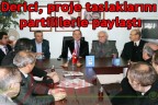 Derici, proje taslaklarını partililerle paylaştı