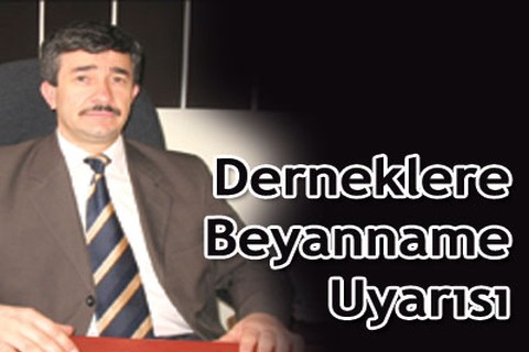 Derneklere uyarı