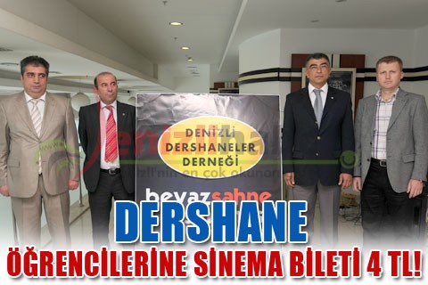 Dershane öğrencilerine sinema bileti 4 TL!