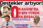 Destekler artıyor!