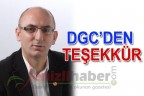 DGC’DEN TEŞEKKÜR