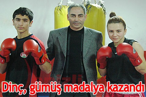 Dinç, gümüş madalya kazandı