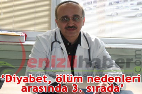 “Diyabet, 3. sırada”