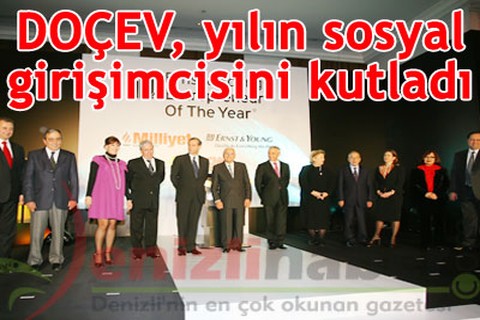 DOÇEV, yılın sosyal girişimcisini kutladı