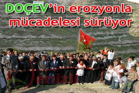 DOÇEV’in erozyonla mücadelesi sürüyor