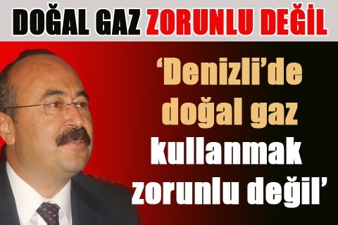 Doğal gaz mecburi değil