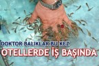 DOKTOR BALIKLAR BU KEZ OTELLERDE İŞ BAŞINDA