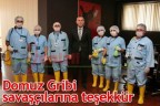 Domuz Gribi savaşçılarına teşekkür