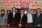 DP’den Baklan’a asker emeklisi aday