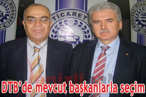 DTB’de mevcut başkanlarla seçim