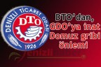DTO’dan, GDO’ya inat Domuz gribi önlemi