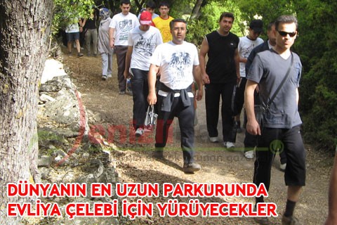 DÜNYANIN EN UZUN PARKURUNDA EVLİYA ÇELEBİ İÇİN YÜRÜYECEKLER