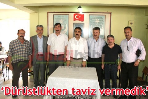 “Dürüstlükten taviz vermedik”