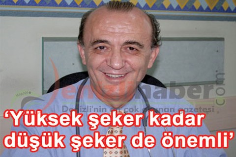 Düşük şeker de önemli