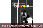 EGE BİLARDO TURNUVASI BAŞLIYOR