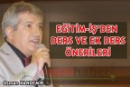 EĞİTİM-İŞ’TEN DERS VE EK DERS ÖNERİLERİ