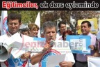 Eğitimciler, ek ders eyleminde