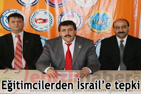 Eğitimcilerden İsrail’e tepki