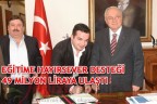EĞİTİME HAYIRSEVER DESTEĞİ 49 MİLYON LİRAYA ULAŞTI