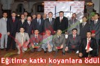 Eğitime katkı koyanlara ödül