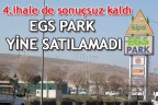 EGS park yine satılamadı