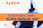 “ELDEN TAHSİLAT YOK”