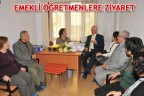 EMEKLİ ÖĞRETMENLERE ZİYARET