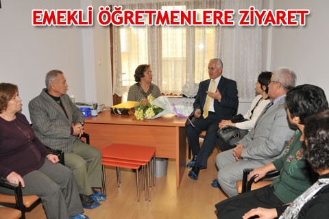 EMEKLİ ÖĞRETMENLERE ZİYARET