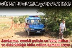 Emekli polisin sır intiharı