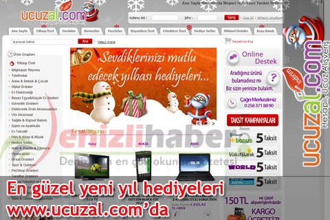 En güzel yeni yıl hediyeleri www.ucuzal.com’da