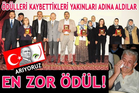 EN ZOR ÖDÜL!