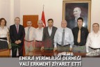 ENERJİ VERİMLİLİĞİ DERNEĞİ VALİ ERKMEN’İ ZİYARET ETTİ