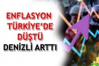 ENFLASYON TÜRKİYE’DE DÜŞTÜ DENİZLİ ARTTI