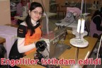 Engelliler istihdam edildi