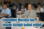 Engelliler Meclisi’nin taslak tüzüğü kabul edildi